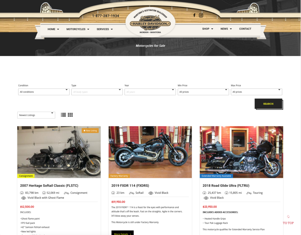 Gaslight Harley-Davidson Sales