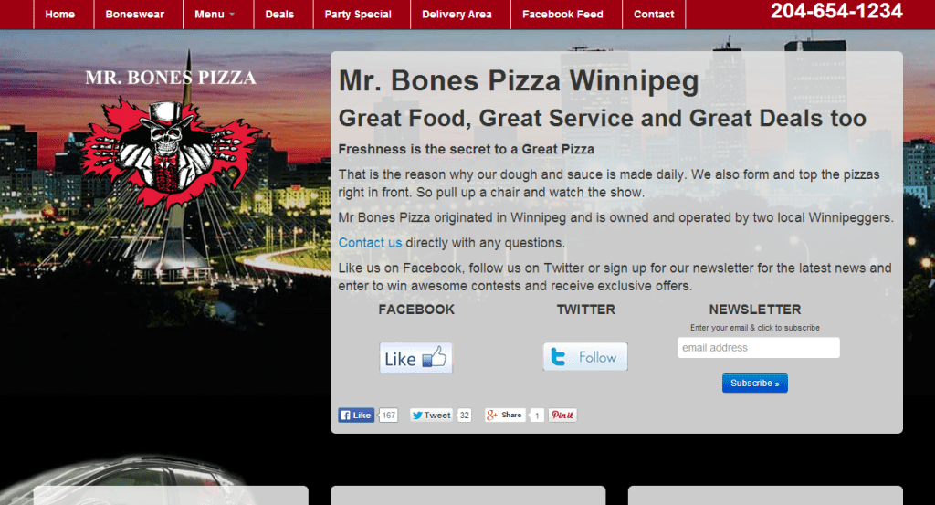 Mr. Bones Pizza